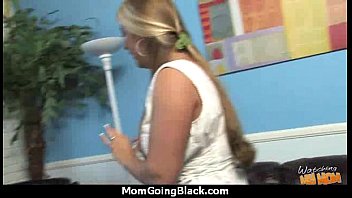 marvelous mommy gets a pearly facial cumshot after.