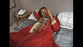 stunning indian doll takes off and gets stuffed.