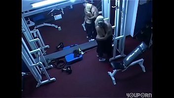 pals caught screwing at the gym - spy webcam