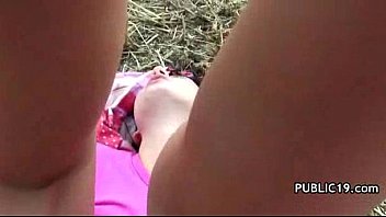 ultra-kinky inexperienced knuckle pounded outdoors in.