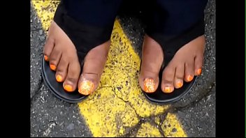 christina bradford orange toes