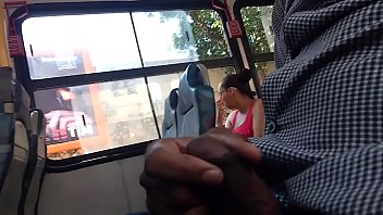 brazilian draining off on the bus to unsuspicious woman