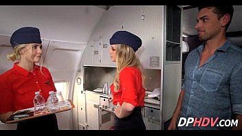 Older Flight Attendant Luvs Her Dark Paramour's Cum!