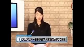 japanese sports news flash anchor pummeled from behind.
