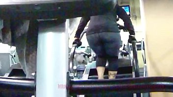 candid ample donk doll in sweat.