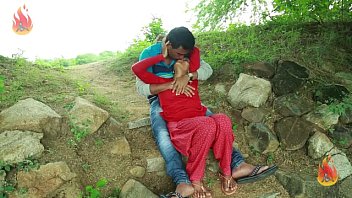 village aunty romance with neighbour in outdoor.