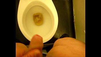 public restroom urinating