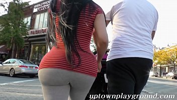 youthfull latina mother immense rump in open up pants